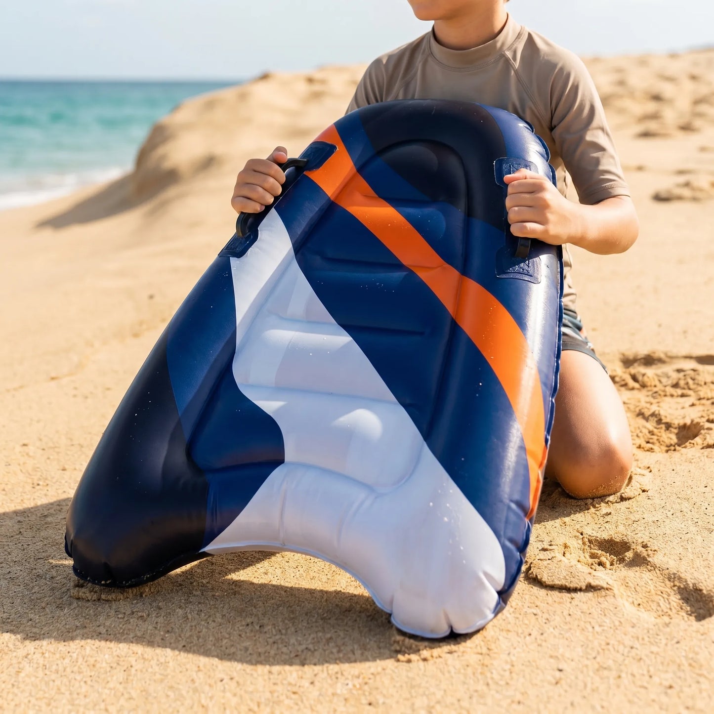 Opblaasbaar Bodyboard Voor Kinderen – Surf-Drijfbord Voor Strand En Zwembad