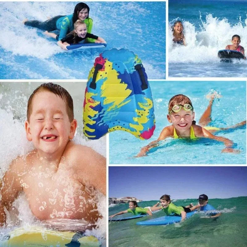 Opblaasbaar Bodyboard Voor Kinderen – Surf-Drijfbord Voor Strand En Zwembad