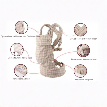 Ergonomische Draagzak Voor Baby – Voorste Draagzak Met Gespen Voor Zuigelingen