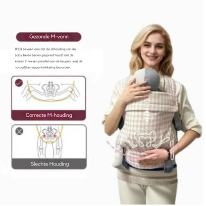 Ergonomische Draagzak Voor Baby – Voorste Draagzak Met Gespen Voor Zuigelingen