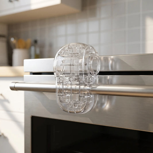 Ovenslot Kinderbeveiliging | Kindveilig Ovenslot zonder Boren | Set van 2 Stuks