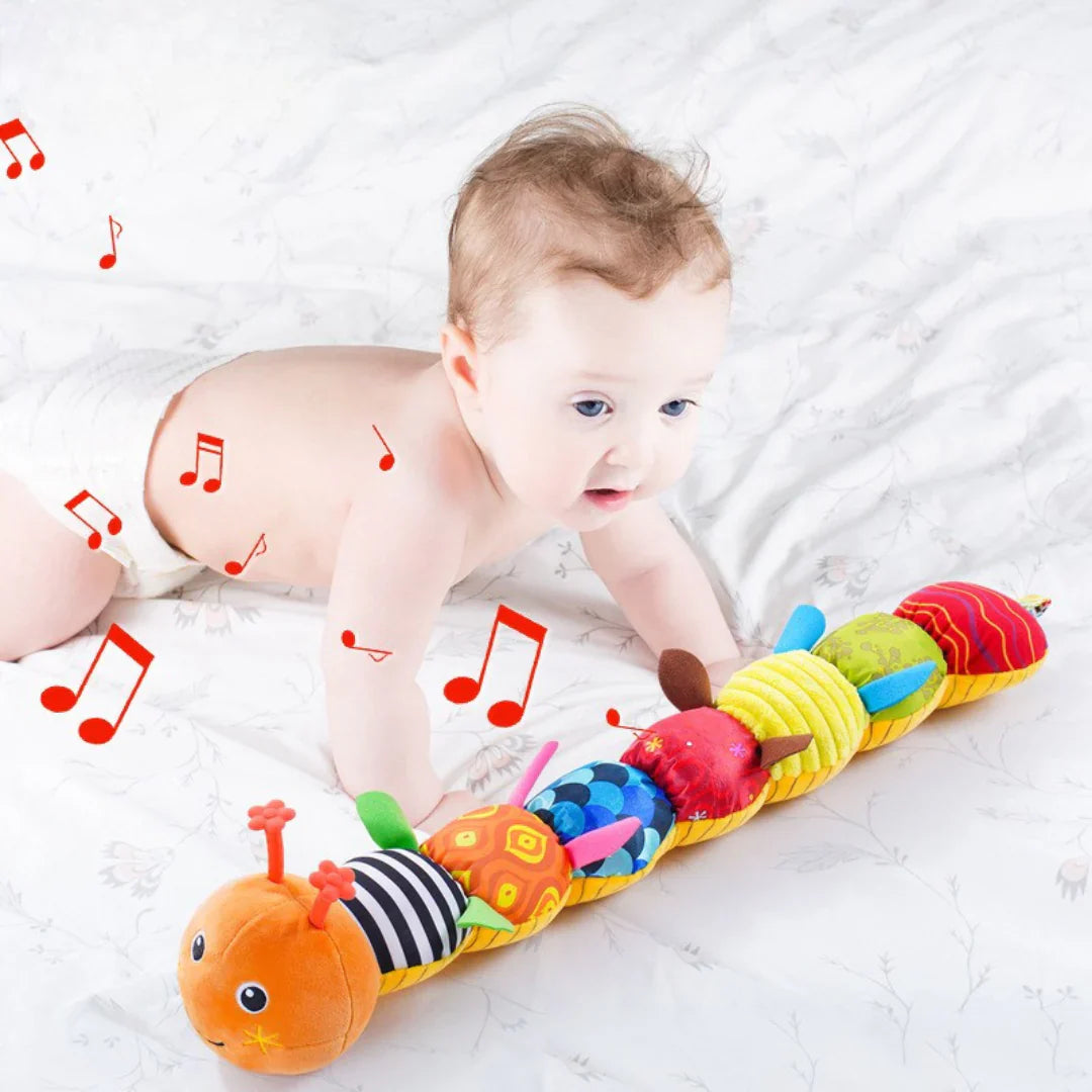 Pluche rammelaar met muziekfunctie-MiniBea