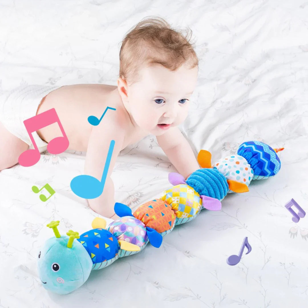 Pluche rammelaar met muziekfunctie-MiniBea