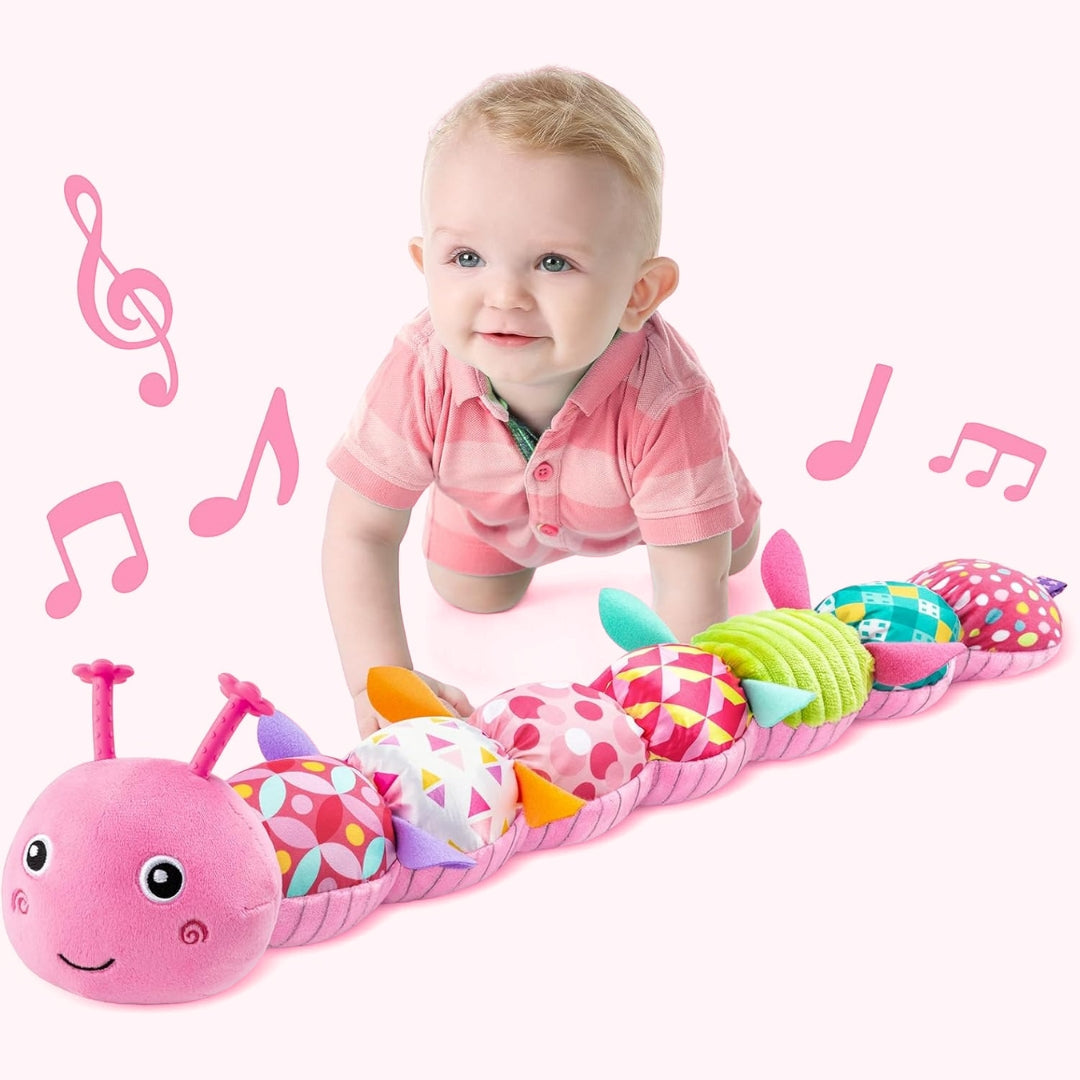Pluche rammelaar met muziekfunctie-MiniBea