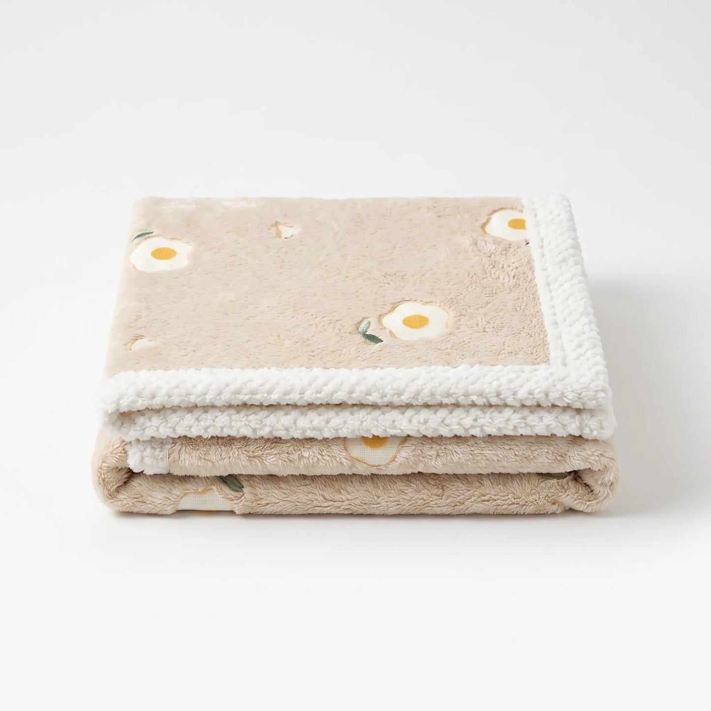 Plush Baby   Blanket - Soft Floral Print Newborn Blanket