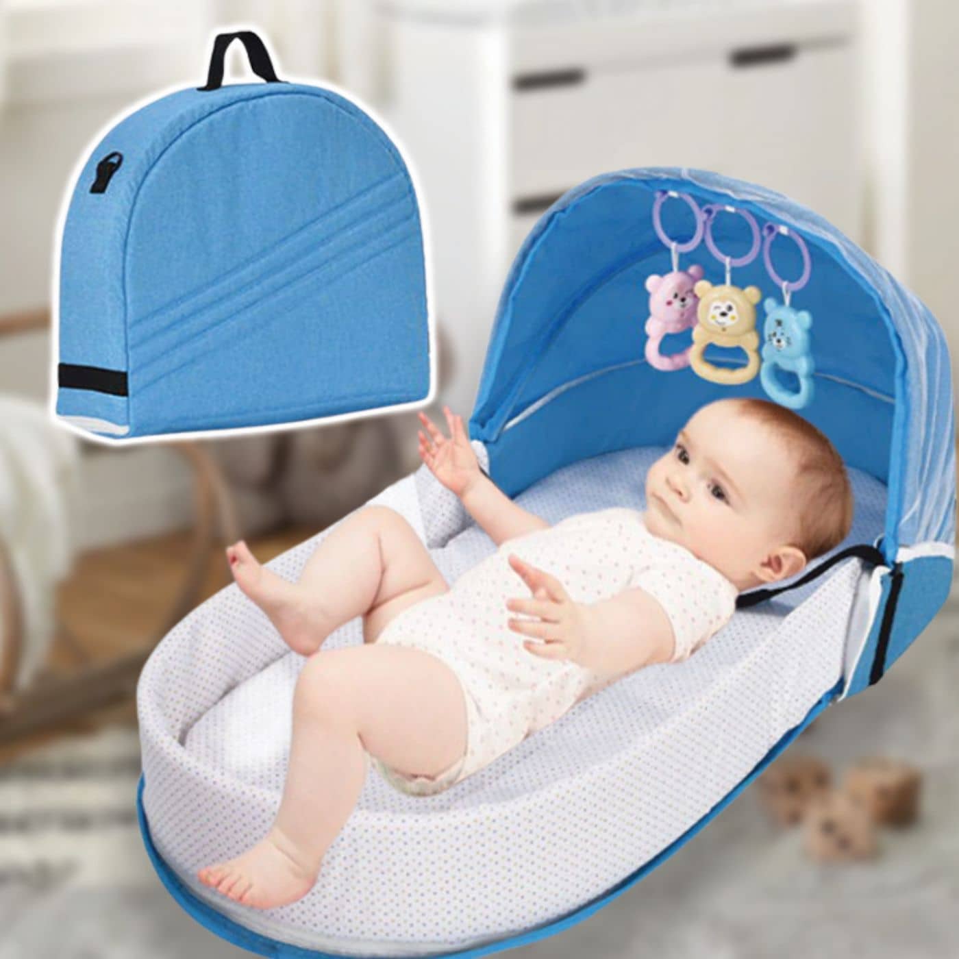 Opvouwbare Babywieg – Draagbaar Reisbedje Voor Baby’s