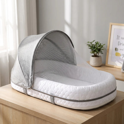 Reisbedje - Opvouwbaar Campingbedje voor Baby, Compact voor op Reis