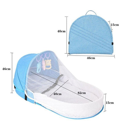 Reisbedje - Opvouwbaar Campingbedje voor Baby, Compact voor op Reis