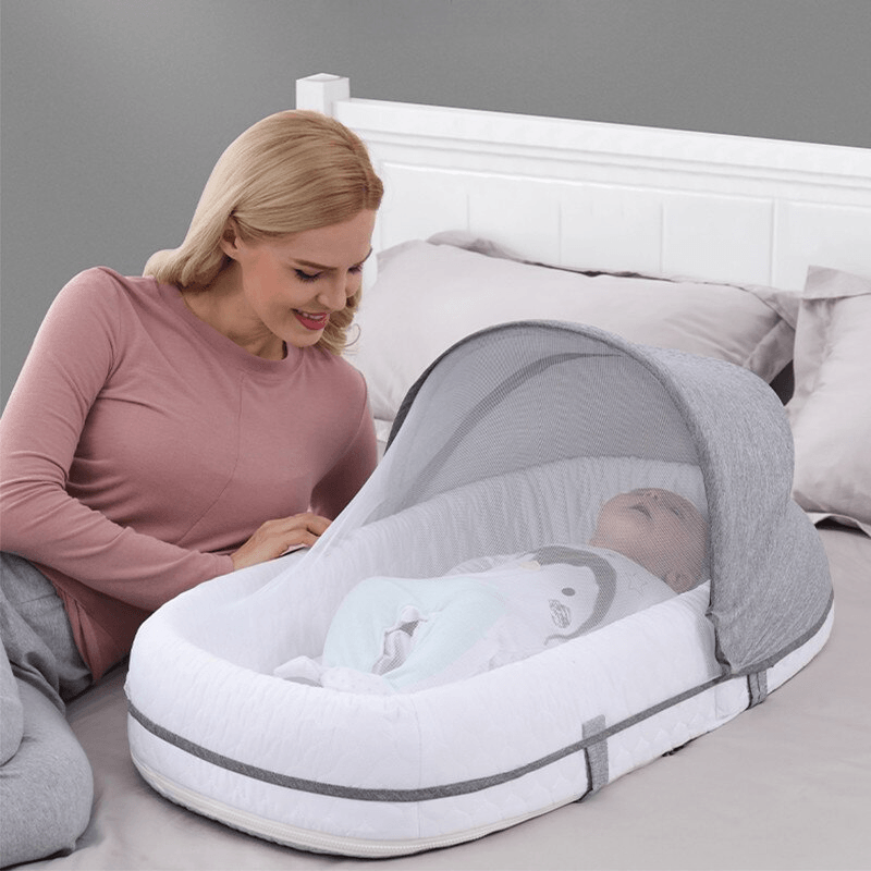 Reisbedje - Opvouwbaar Campingbedje voor Baby, Compact voor op Reis