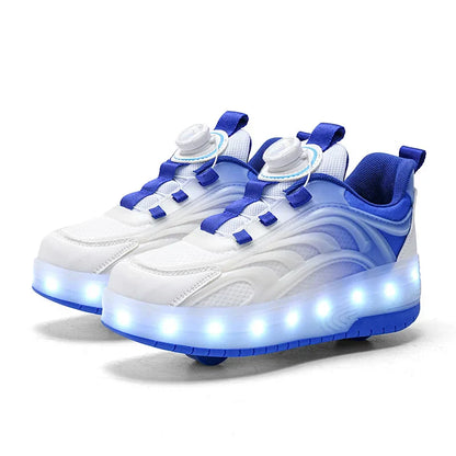Rolschaats Schoenen – Lichtgevende Sneakers Met Wieltjes Voor Kinderen