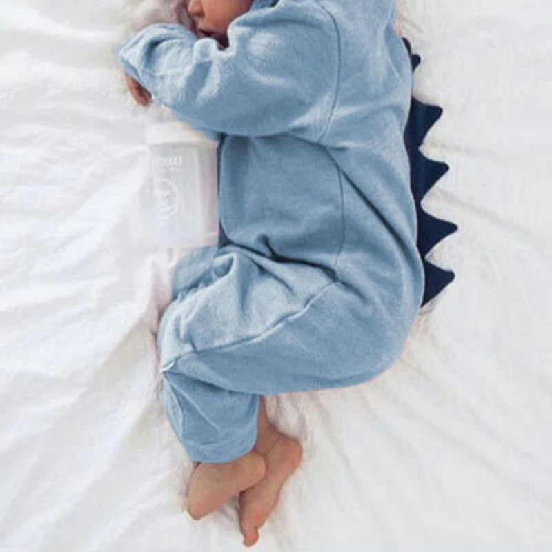 Baby Dinosaurus Romper – Schattige Hoodie Onesie Voor Peuters