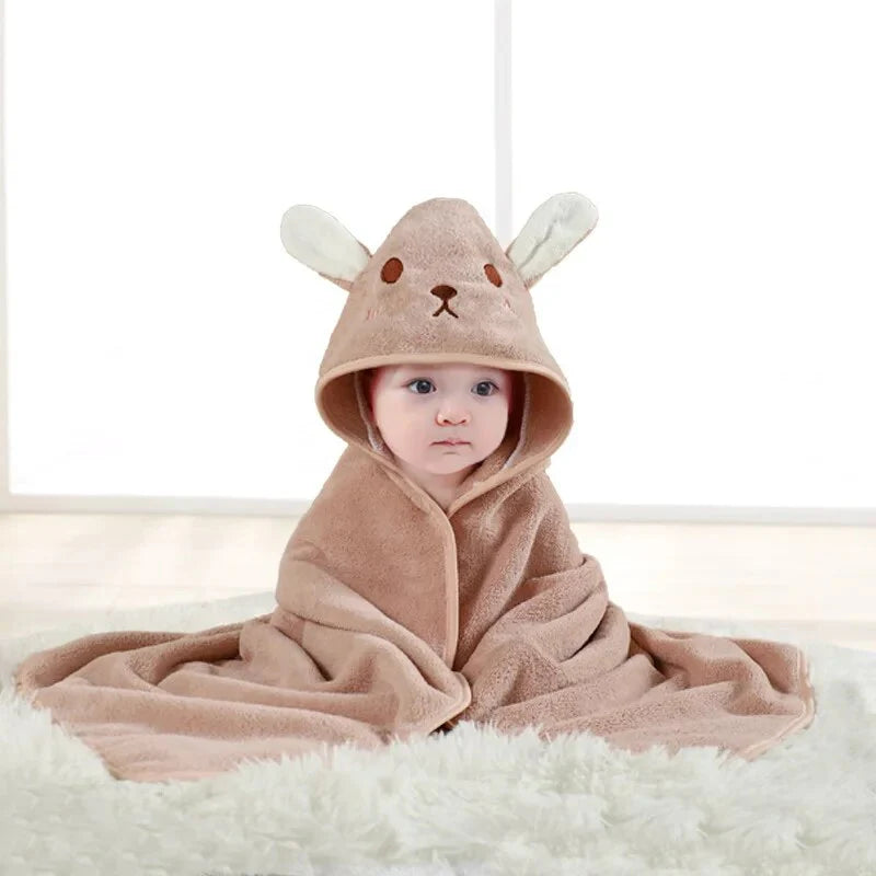 Kinderbadhanddoek – Badhanddoek Met Dierenkap Voor Kinderen