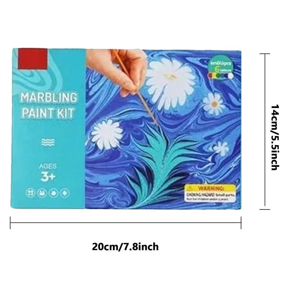 Marmerverf Set – Waterkunst Verfset Voor Kinderen