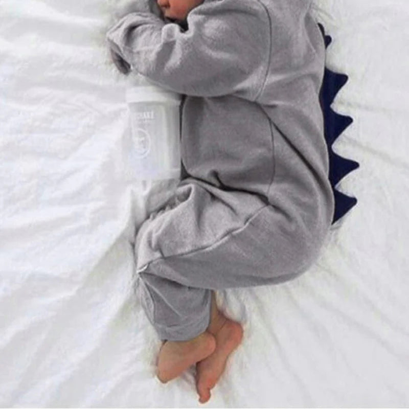 Baby Dinosaurus Romper – Schattige Hoodie Onesie Voor Peuters