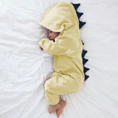 Baby Dinosaurus Romper – Schattige Hoodie Onesie Voor Peuters
