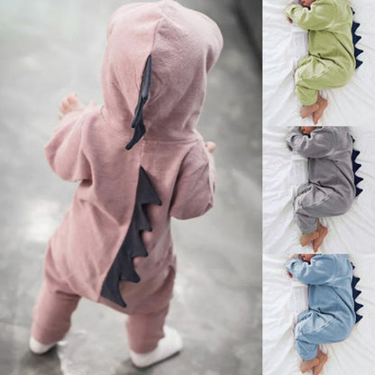 Baby Dinosaurus Romper – Schattige Hoodie Onesie Voor Peuters