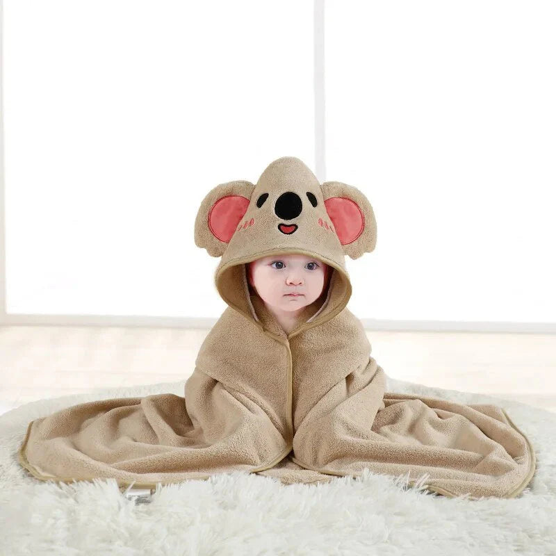 Kinderbadhanddoek – Badhanddoek Met Dierenkap Voor Kinderen