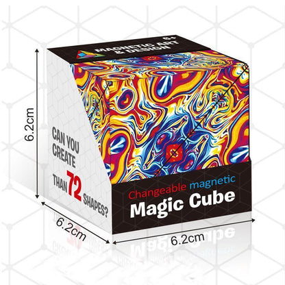 Shashibo Vormveranderende Puzzel – Veranderbare Magnetische Magische Kubus