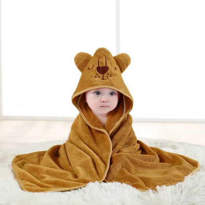 Kinderbadhanddoek – Badhanddoek Met Dierenkap Voor Kinderen