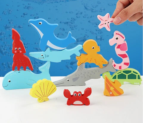 Houten Dierenpuzzel – Montessori Dieren Blokpuzzel Voor Peuters