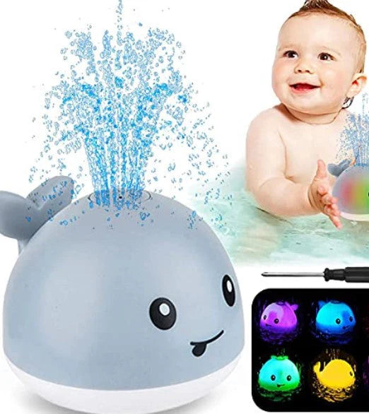 Verlichte Walvis Badspeelgoed – Baby Walvis Sproei Badspeelgoed