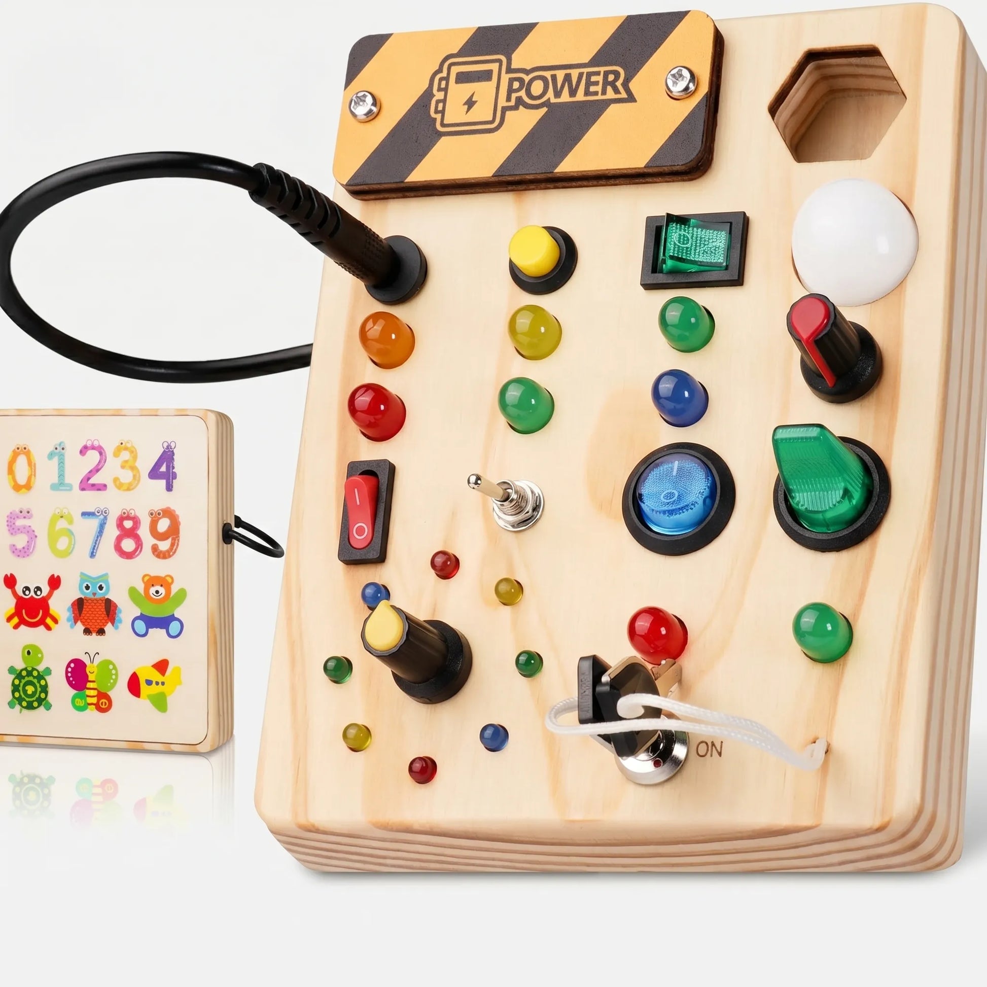 Sensorisch Activiteitenbord - Houten Montessori Activiteitenbord Voor Kinderen