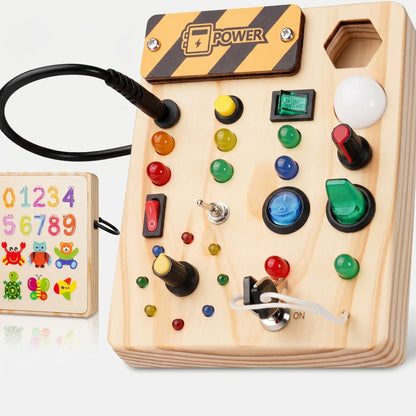 Sensorisch Activiteitenbord - Houten Montessori Activiteitenbord Voor Kinderen