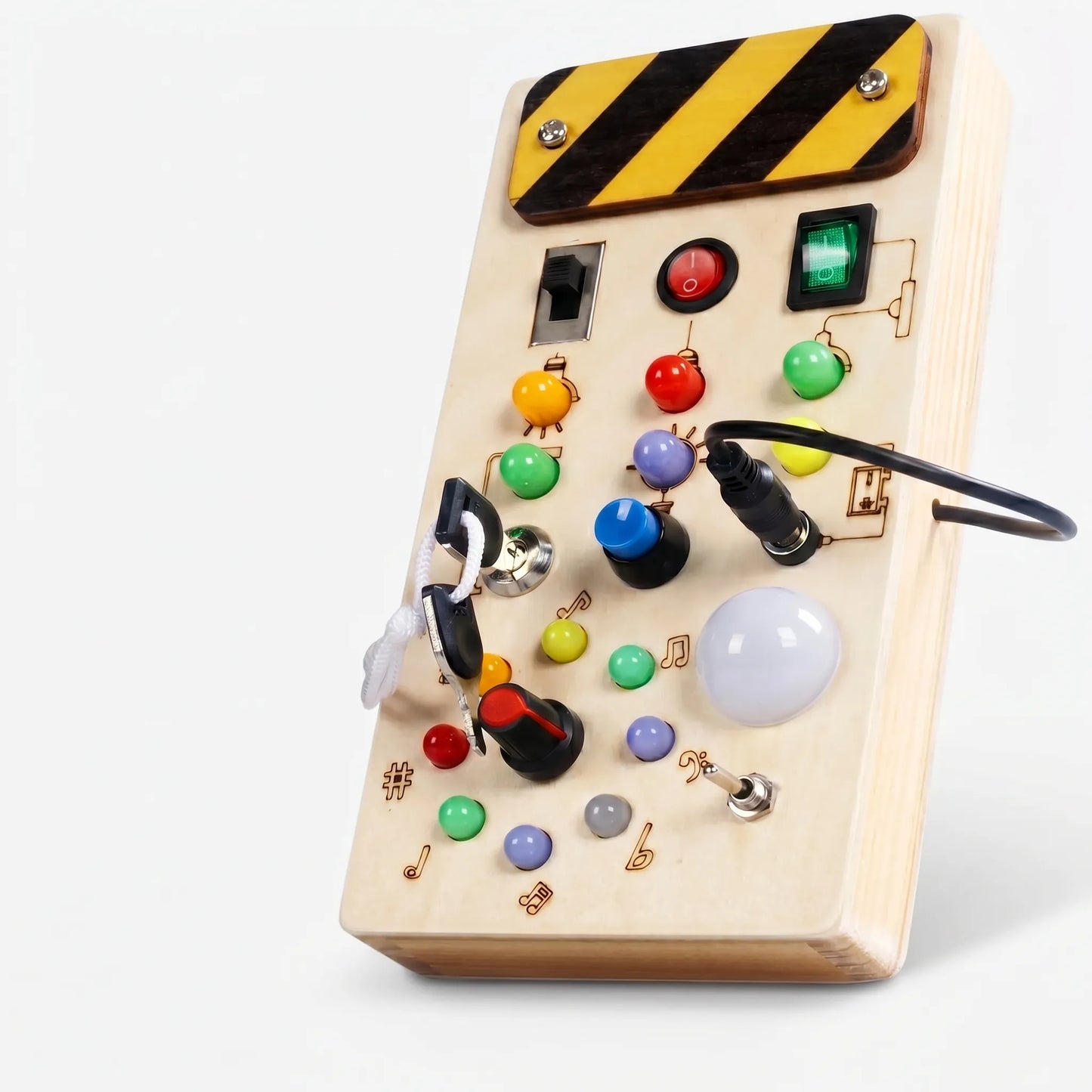 Sensorisch Activiteitenbord - Houten Montessori Activiteitenbord Voor Kinderen