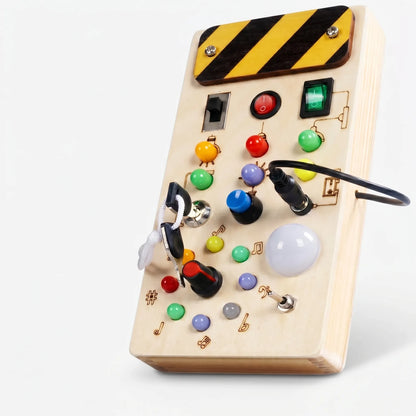 Sensorisch Activiteitenbord - Houten Montessori Activiteitenbord Voor Kinderen