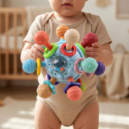 Sensorisch Bijtspeelgoed - Montessori Baby Bijtbal Speelgoed