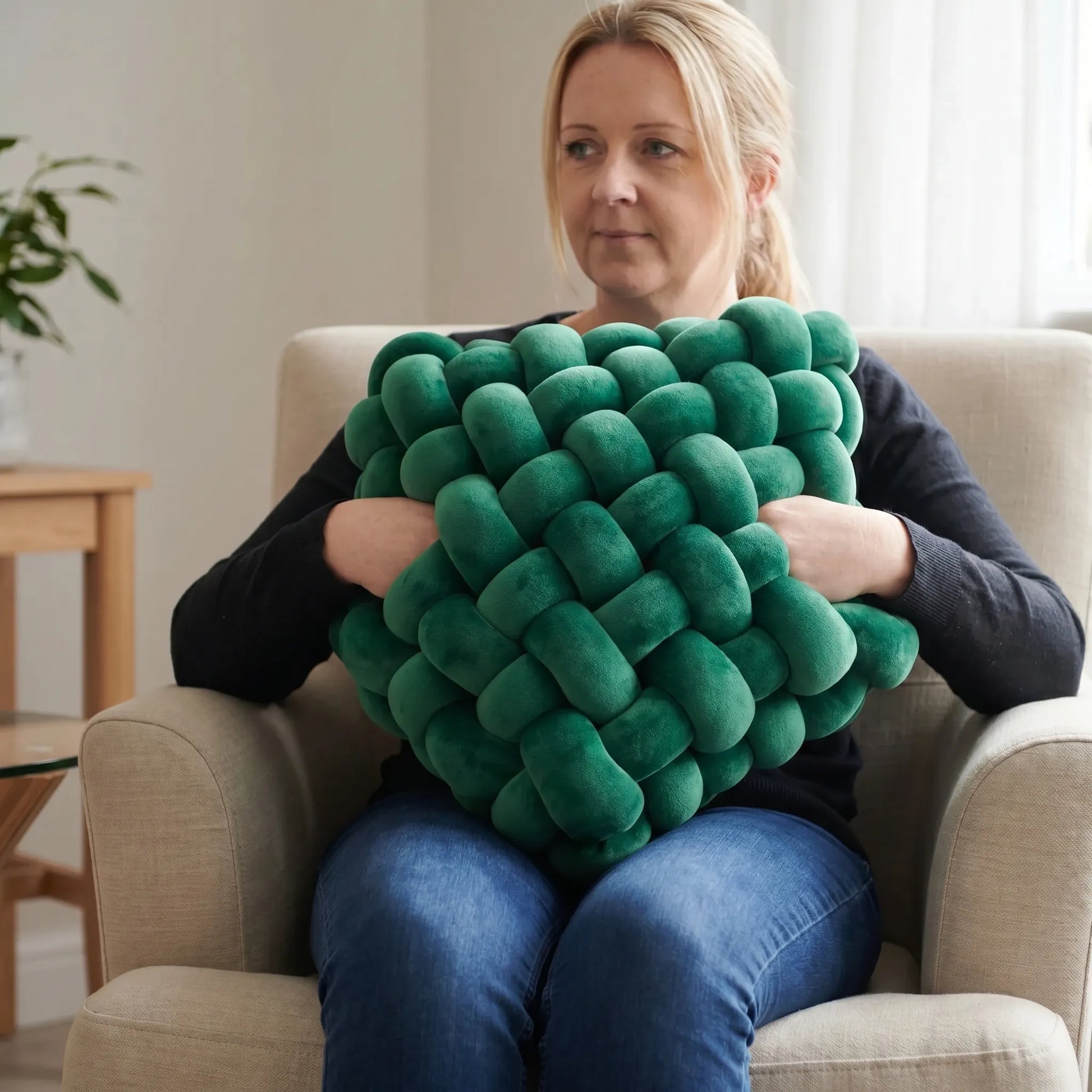 Sensorisch Kussen - Anti-Stress Vierkante Knooppillow