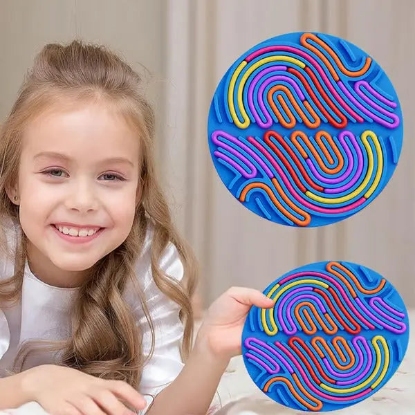 Siliconen Sensorisch Speelgoed - Siliconen Touwtjes Activiteitenbord