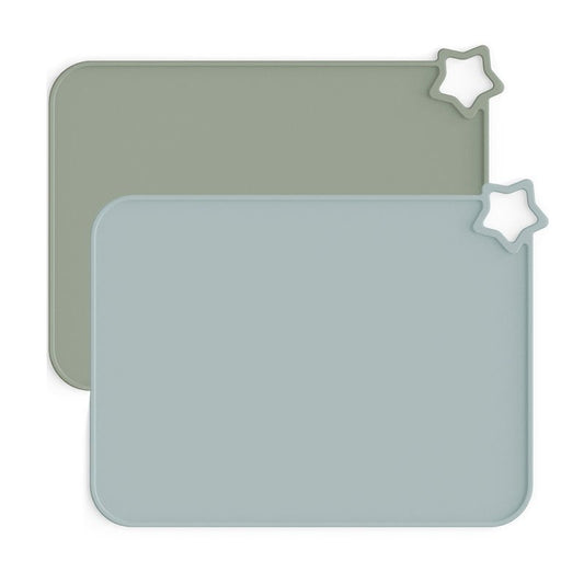 Set van 2 siliconen tafelmatten – duurzaam en hittebestendig-Just For Mini