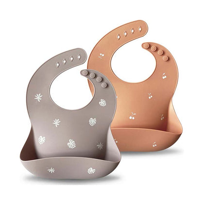 Siliconen Baby Slabbetjes - 2-pack-MiniBea