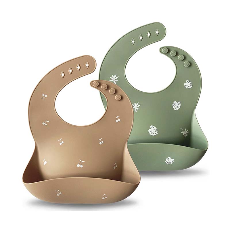 Siliconen Baby Slabbetjes - 2-pack-MiniBea