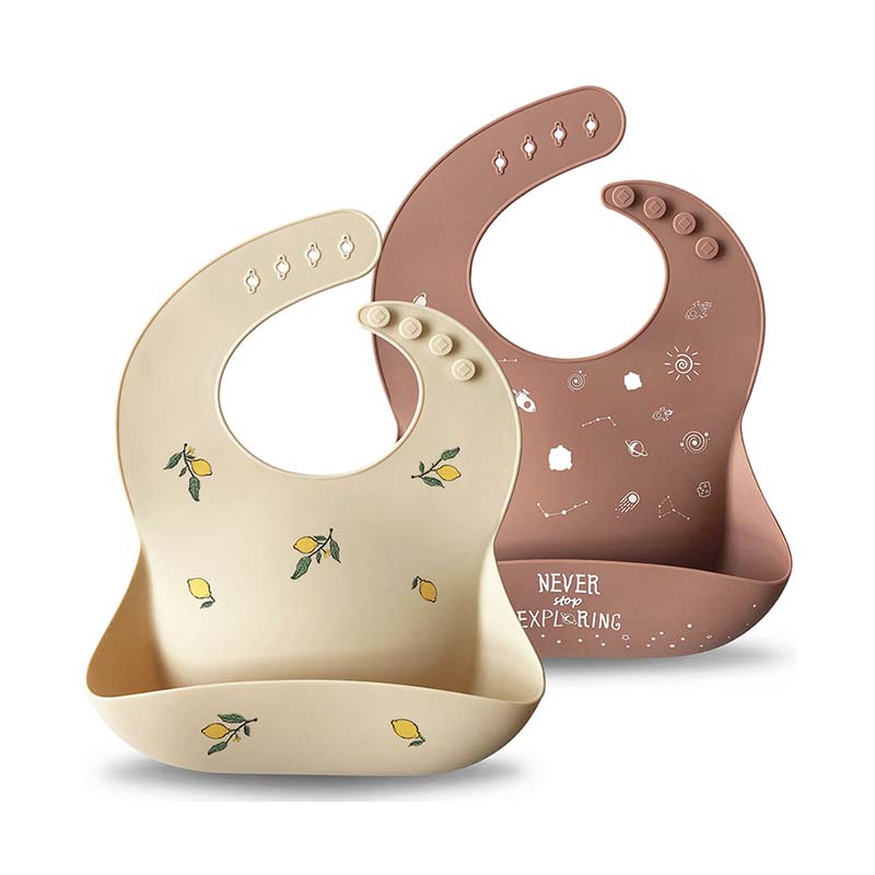 Siliconen Baby Slabbetjes - 2-pack-MiniBea