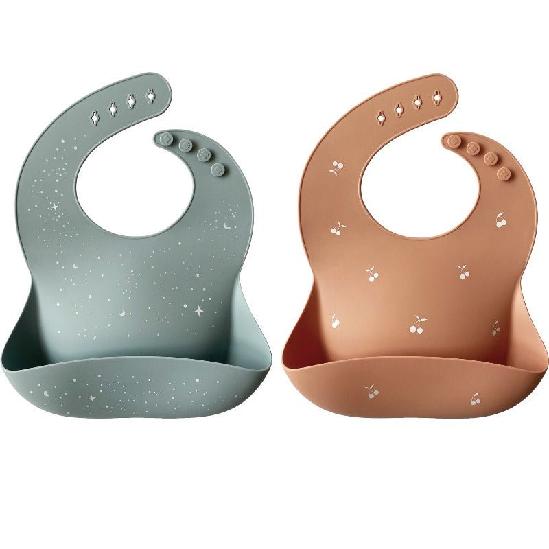 Siliconen Baby Slabbetjes - 2-pack-MiniBea