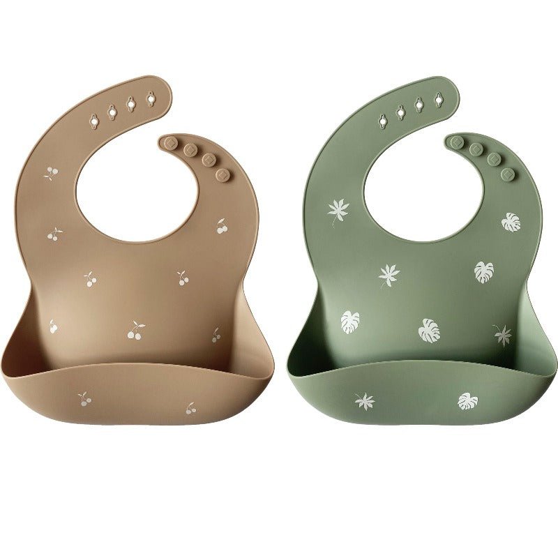Siliconen Baby Slabbetjes - 2-pack-MiniBea