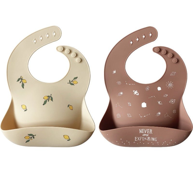 Siliconen Baby Slabbetjes - 2-pack-MiniBea