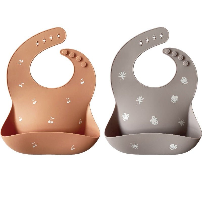 Siliconen Baby Slabbetjes - 2-pack-MiniBea