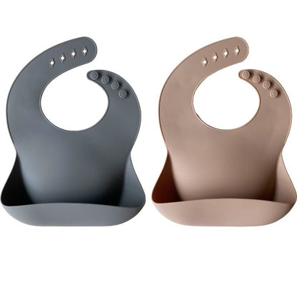 Siliconen Baby Slabbetjes - 2-pack-MiniBea