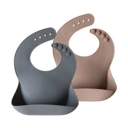 Siliconen Baby Slabbetjes - 2-pack-MiniBea