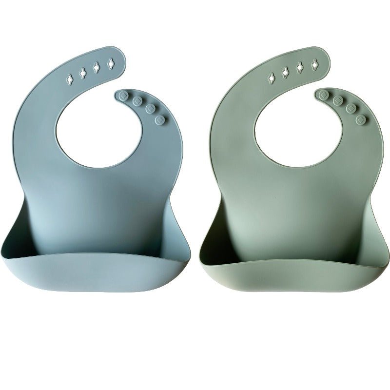 Siliconen Baby Slabbetjes - 2-pack-MiniBea