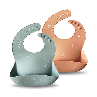 Siliconen Baby Slabbetjes - 2-pack-MiniBea