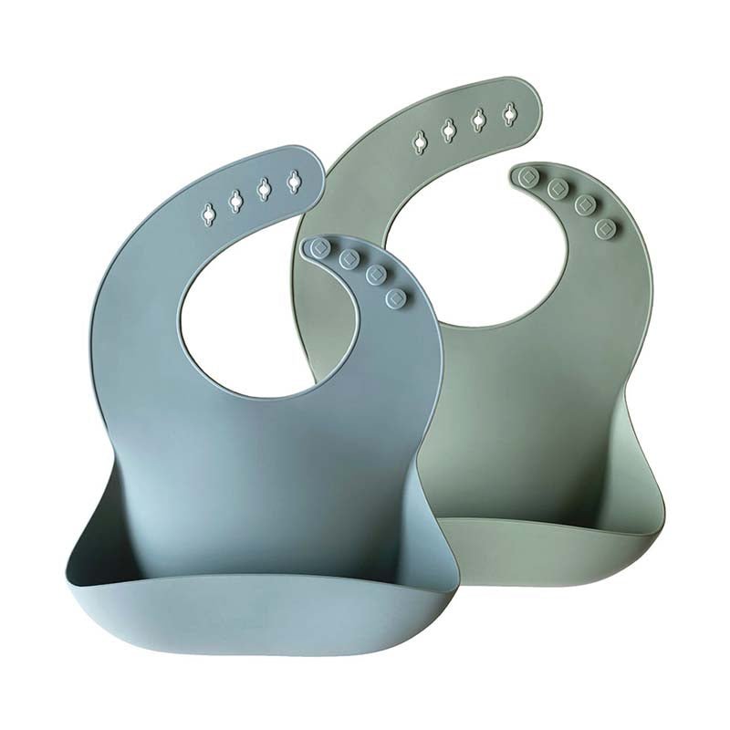 Siliconen Baby Slabbetjes - 2-pack-MiniBea