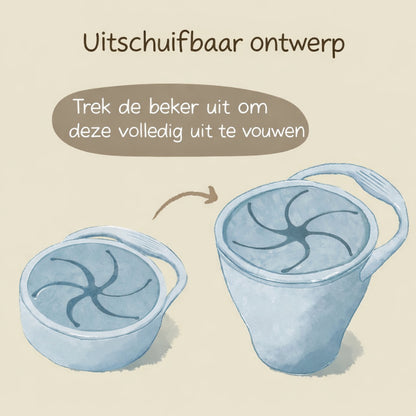 Siliconen snackbeker-MiniBea