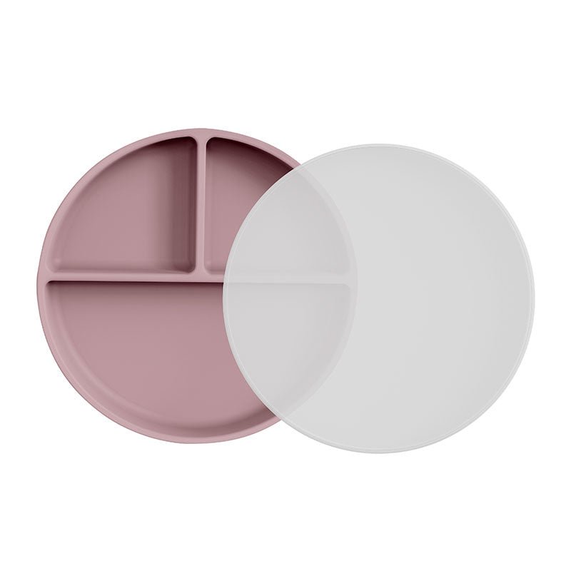 Siliconen zuigbord – rond babyzuigbord van 100% voedselveilig siliconen | anti-knoei-MiniBea