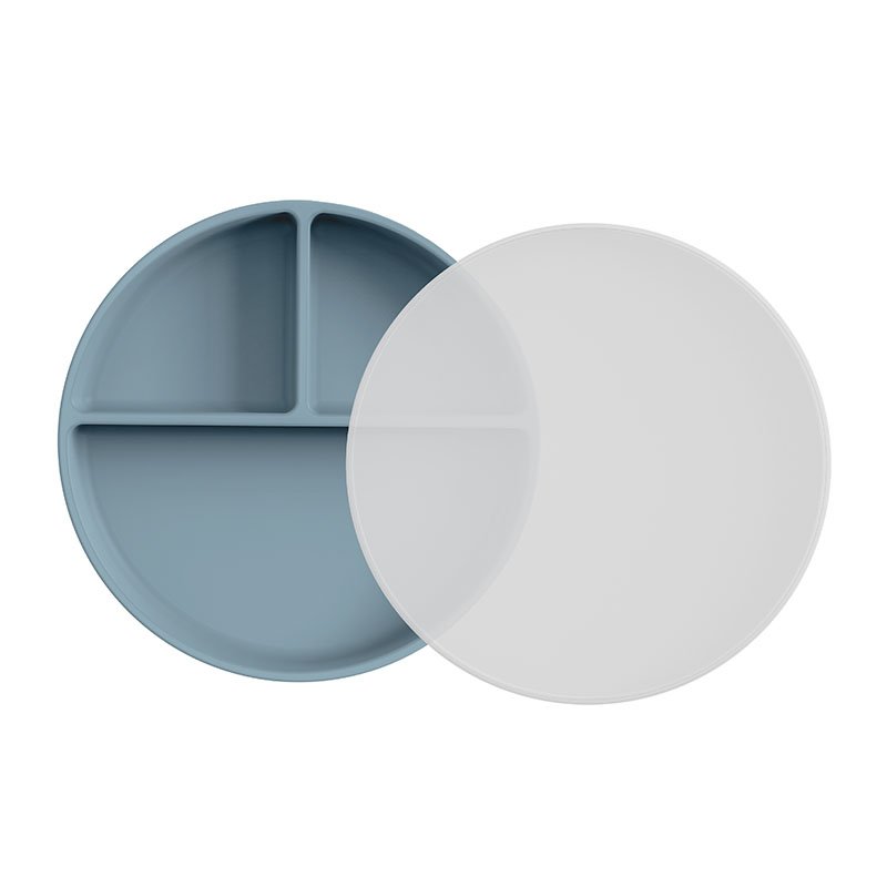 Siliconen zuigbord – rond babyzuigbord van 100% voedselveilig siliconen | anti-knoei-MiniBea