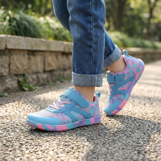 Sneakers Voor Kinderen – Mesh Barefoot Schoenen Met Klittenbandsluiting
