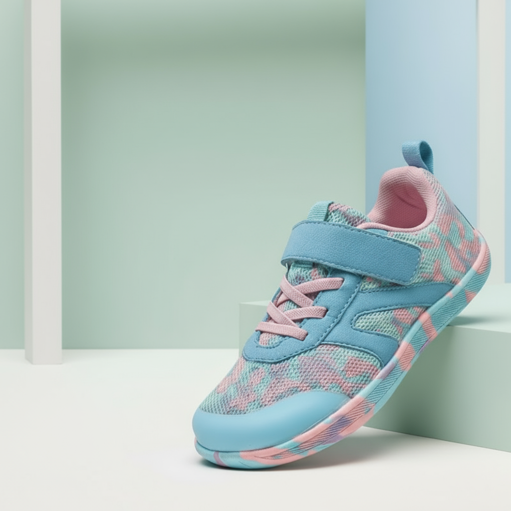 Sneakers Voor Kinderen – Mesh Barefoot Schoenen Met Klittenbandsluiting